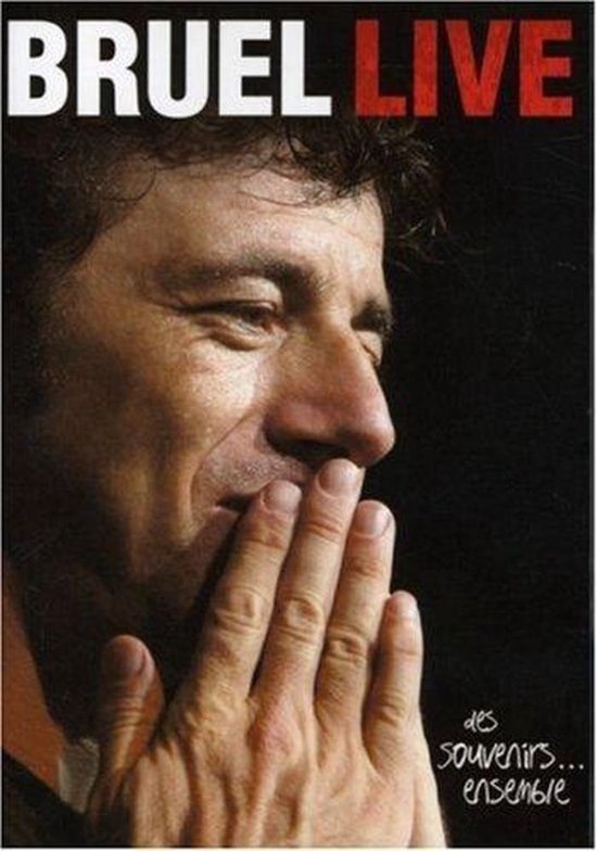 BRUEL LIVE, close-up van een man met handen voor zijn mond.