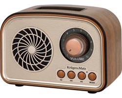 Krüger&Matz KM 834 - Draagbare Radio - Bluetooth 6.0 - Retro Ontwerp - 5W Speaker