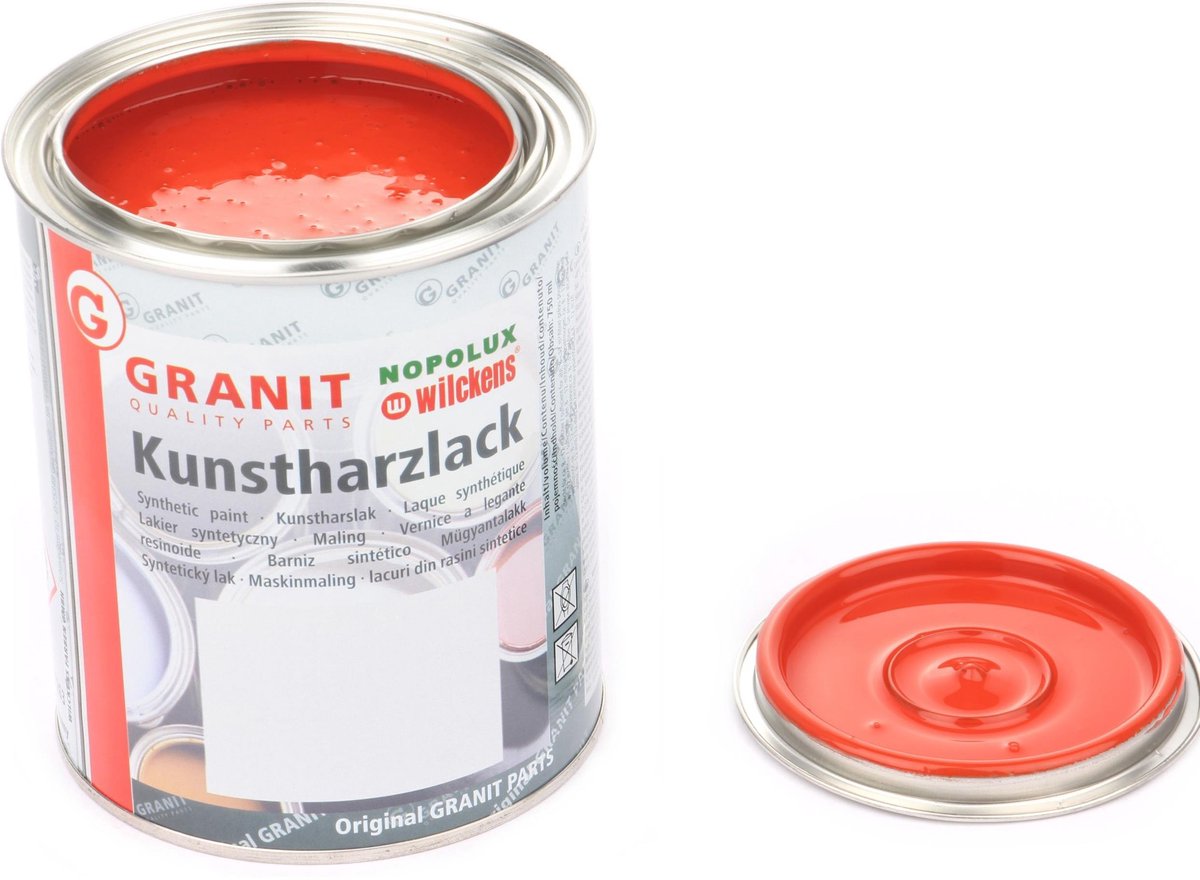 Granit Nopolux Wilckens - Rood Basislak - RAL 2002 - 2,5 L - Synthetische Hars