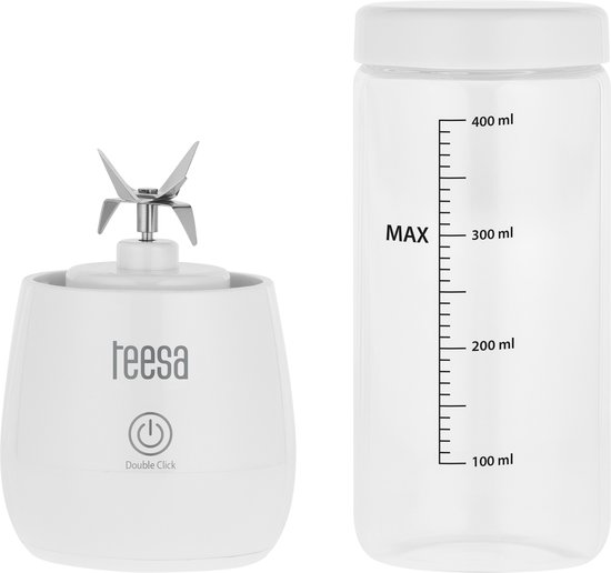 Teesa TSA3543 - Draagbare Blender - 100W - Borosilicaatglas - BPA-vrij van Teesa — afbeelding 5