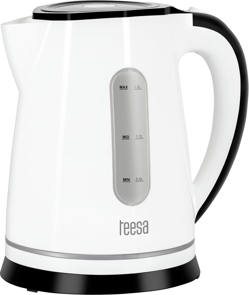 Teesa TSA1020W - Draad- en geruisloze waterkoker, 1,8 liter, wit
