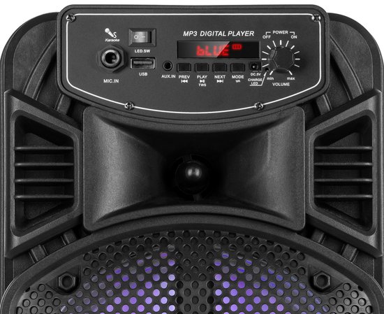 Krüger&Matz Music Box - Bluetooth Speaker - 10W - LED van Krüger&Matz — afbeelding 3