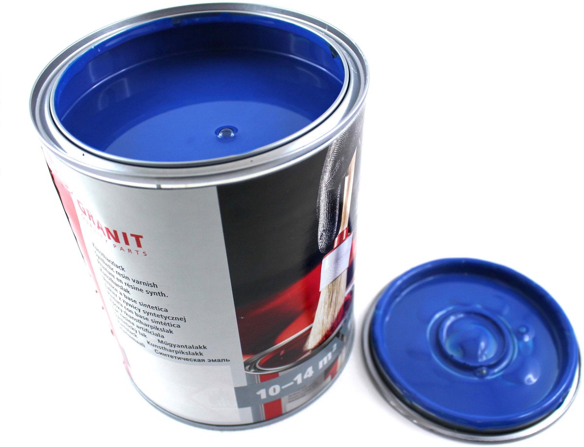 Wilckens Granit Serie - Blauw Lakverf - 1 liter - New Holland - RAL 5322