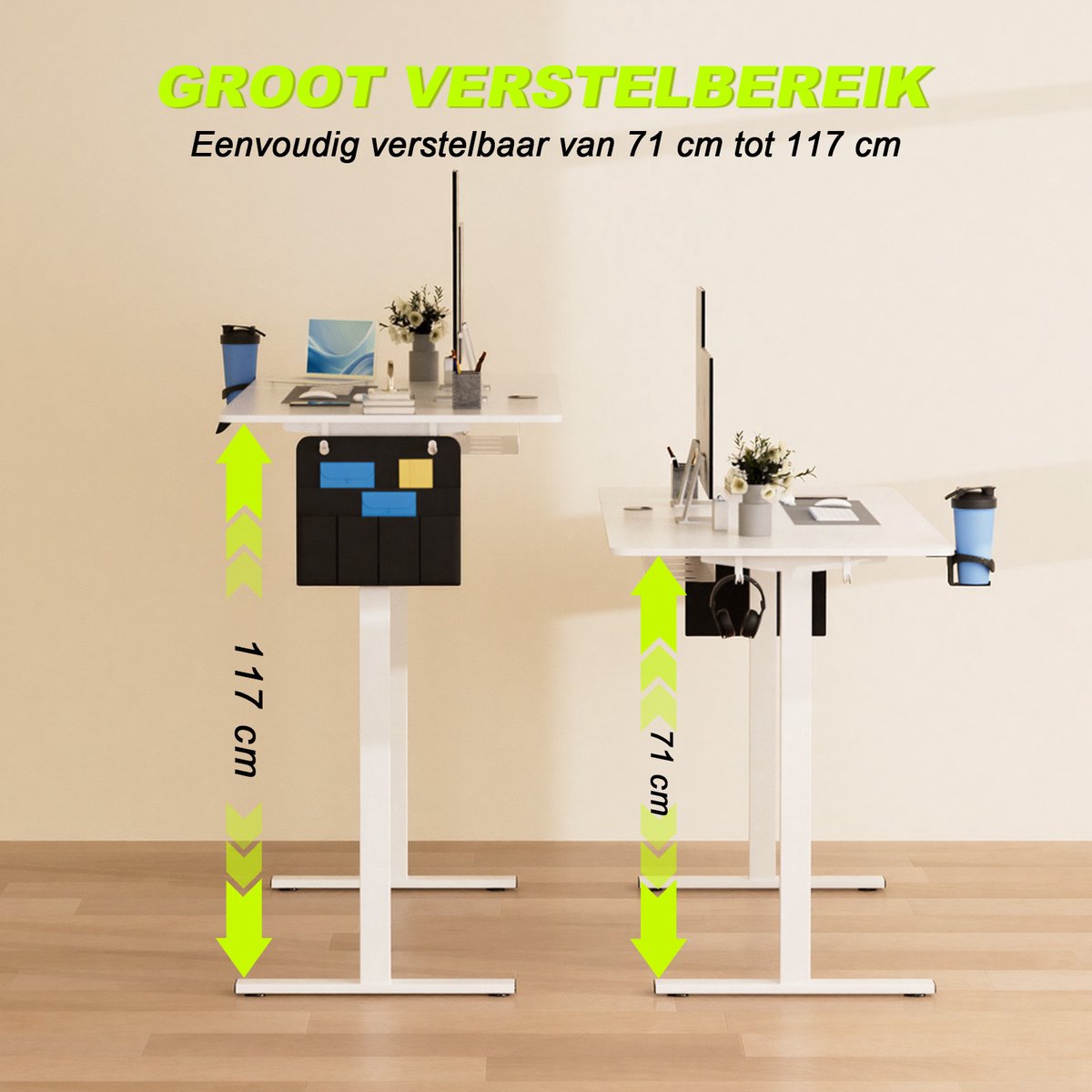 Earthyhome Earthyhome Zit-Sta Bureau 120x60 - afbeelding 3