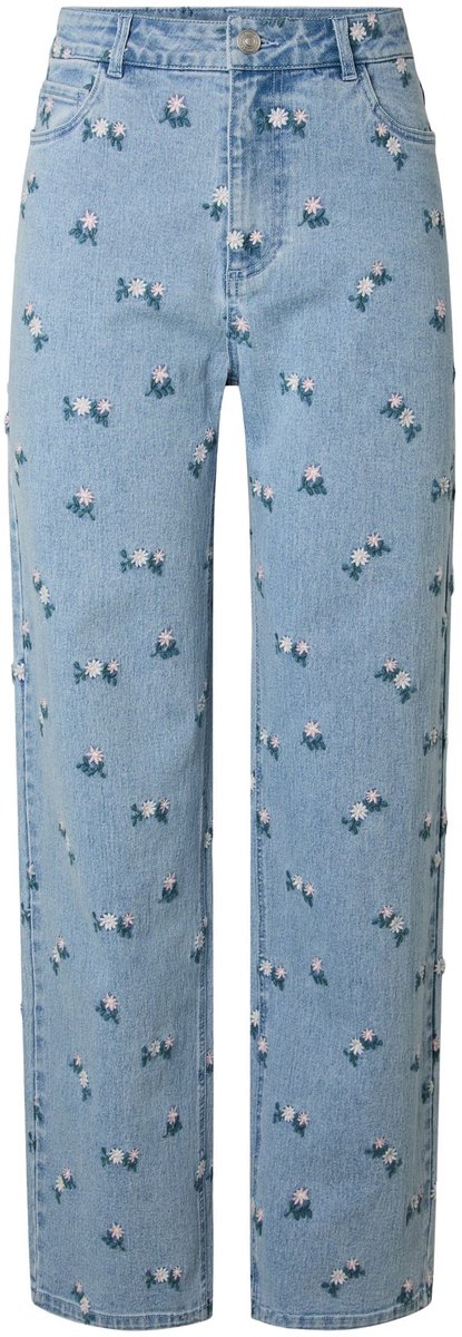 Pieces Straight fit jeans PCFLORA HW