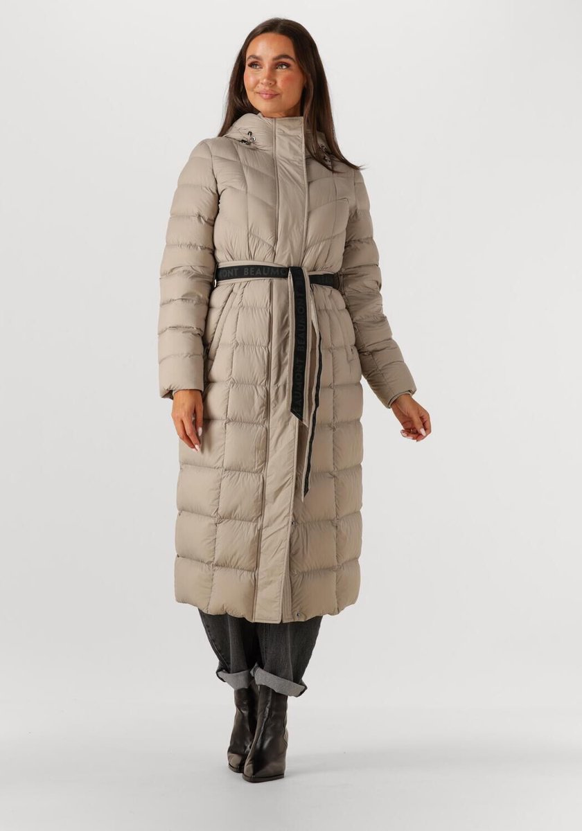 Beaumont Valentina Long Coat Jassen Dames - Winterjas - Zand - Maat 38