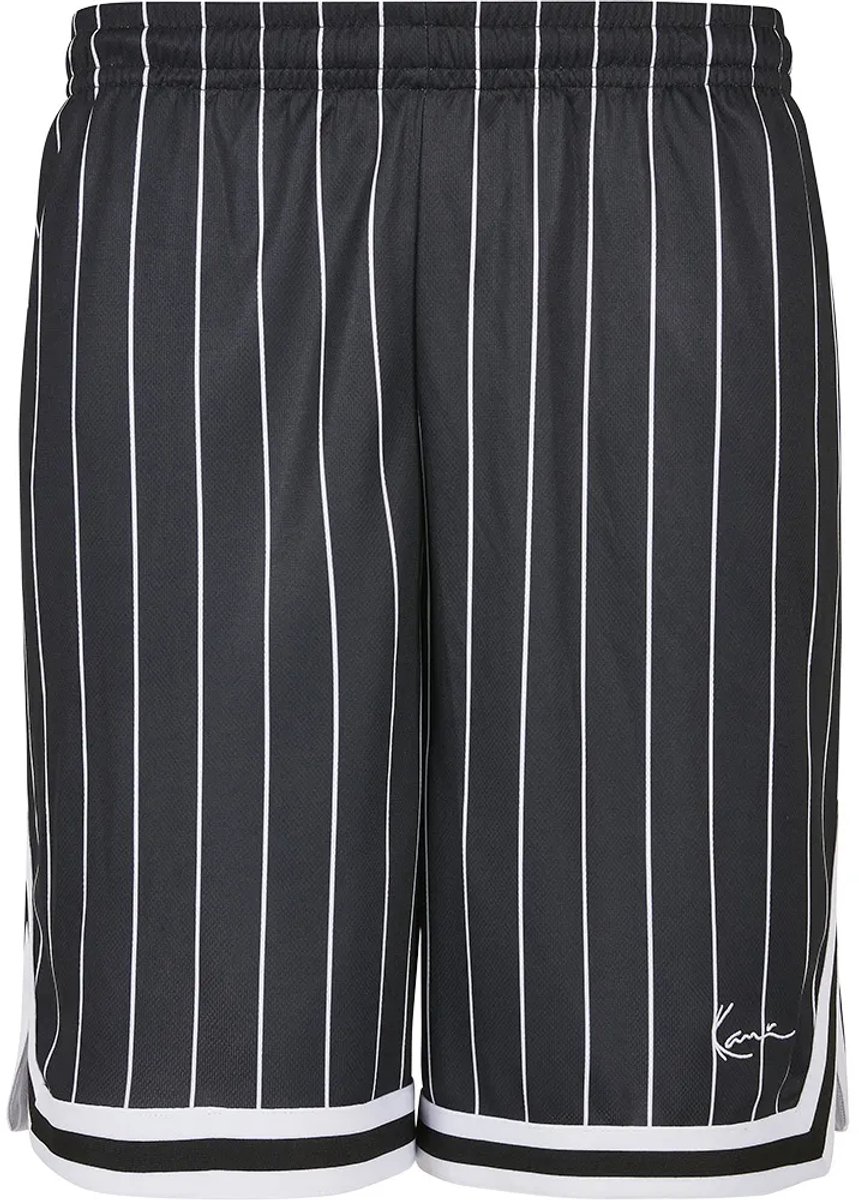 Karl Kani Small Signature Pinstripe Mesh Korte Sportbroek Grijs L Man