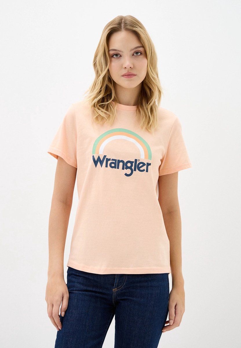 Wrangler T-shirt Pale S Peach