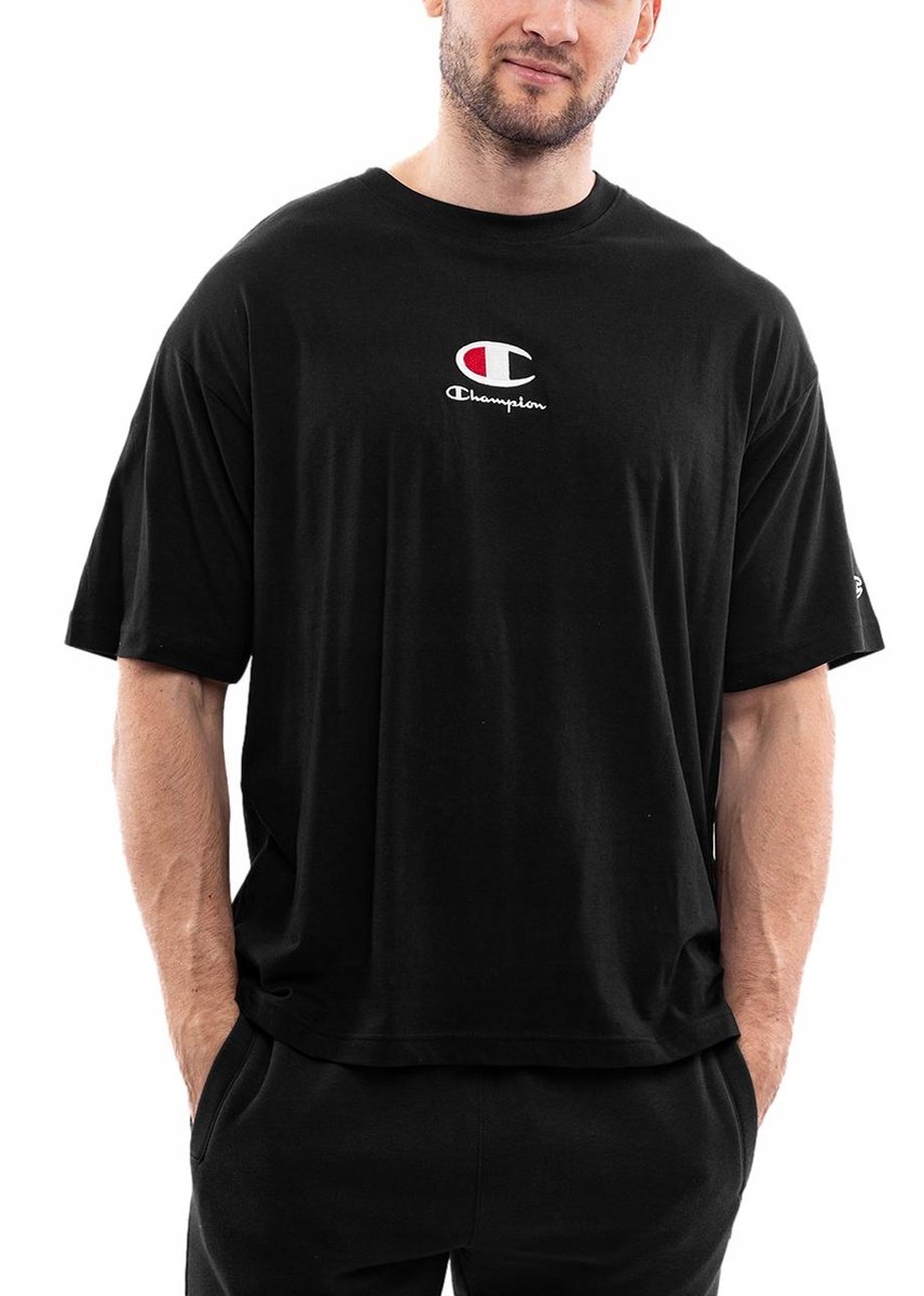 Champion Sportshirt Heren - Zwart - Polyester