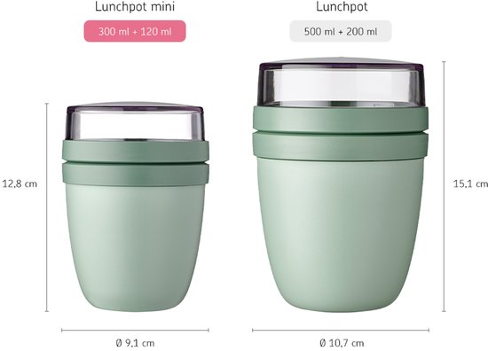 Mepal - Ellipse Lunch Pot Mini - Blue Vif