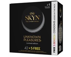 Skyn Unknown Pleasures Latexvrije condooms 42st + 5 Gratis