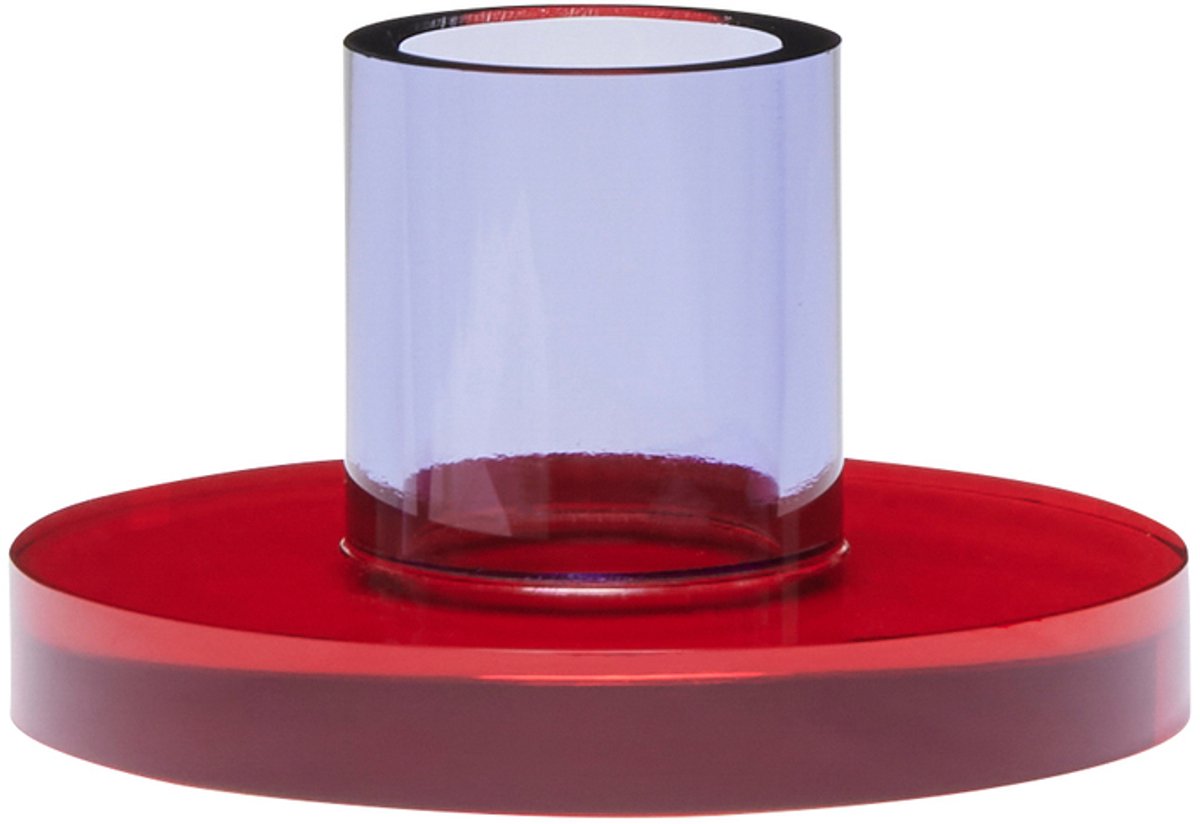 Hübsch kandelaar Astra Purple Rood