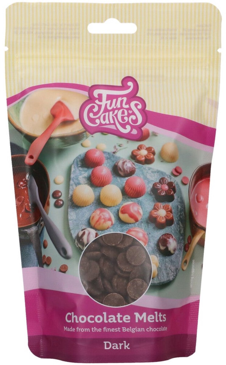 FunCakes Chocolade Melts - Puur - 350g - Smeltchocolade - Candy Melt