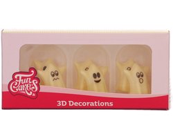 FunCakes Chocolade Decoraties - Halloween - 3D Ghosts - Set/6