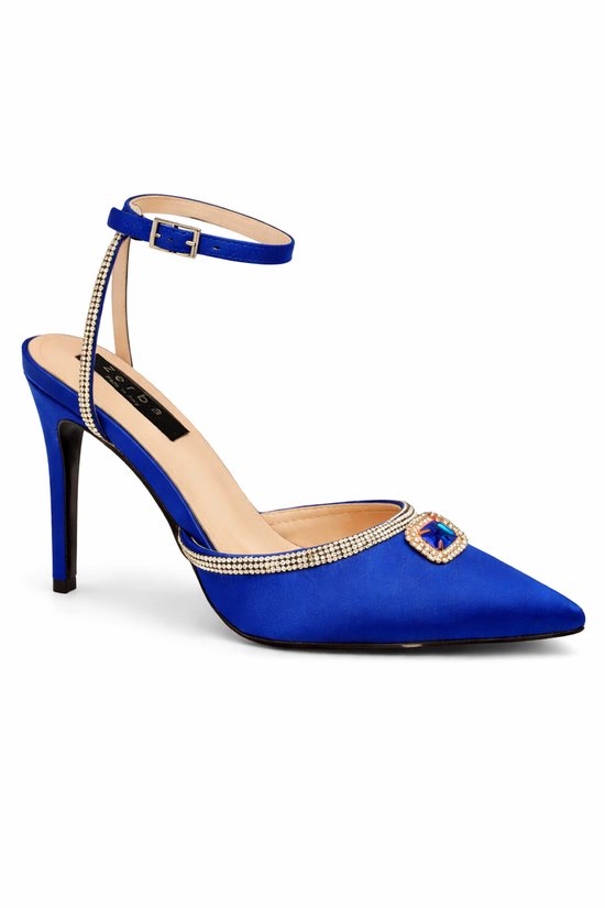 Zerba - Dames Pumps - Maat 41 - Blauw - Perella