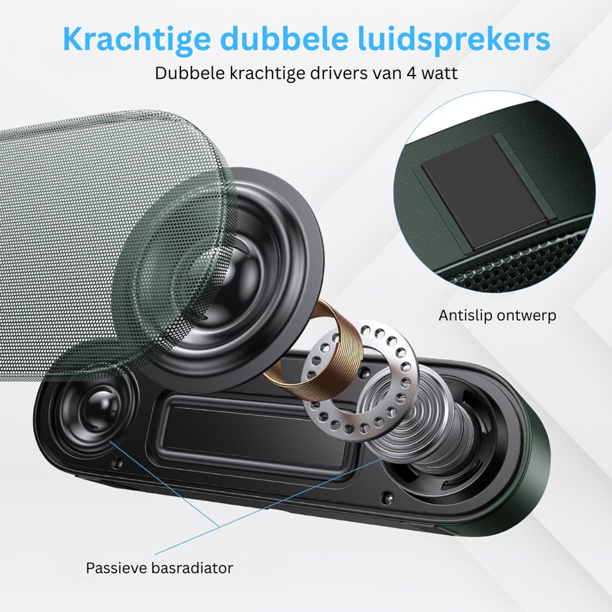 Soundbar PC Plug & Play 8W Speaker voor Computer - afbeelding 2