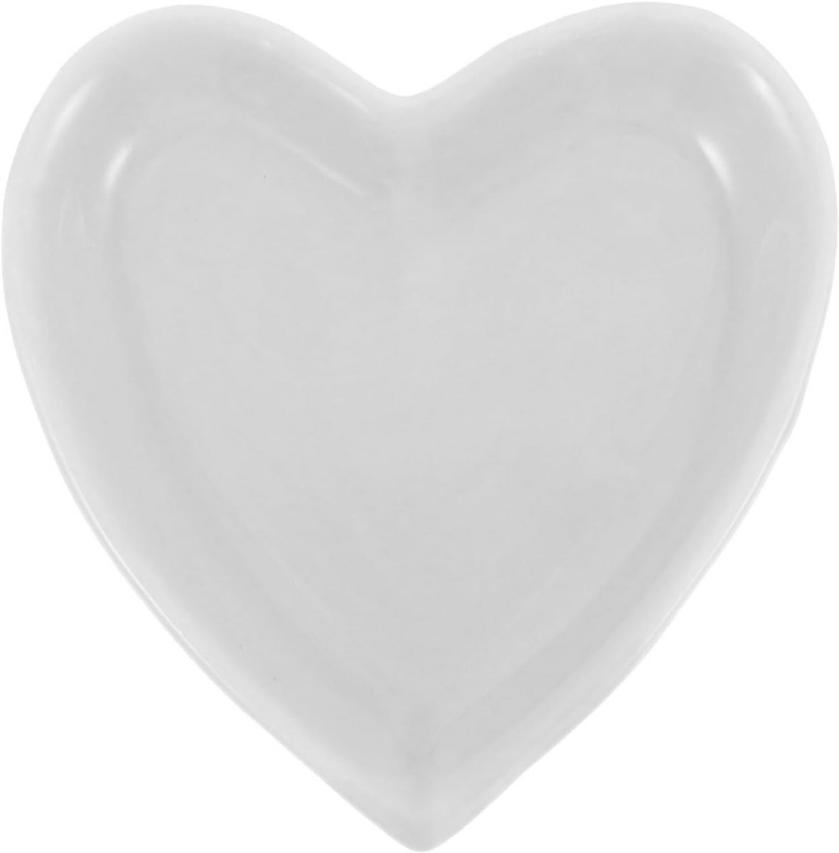 Keramische Sieradenschaal Hartvormig voor Ringen en Sieraden | Witte Ringhouder en Plateau