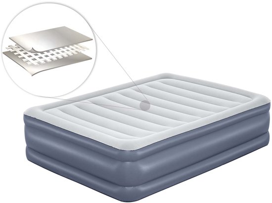 Bestway Tritech Queen Luchtbed met Ingebouwde AC Pomp en Antimicrobiële Coating 203x152x51 cm van Bestway — afbeelding 5