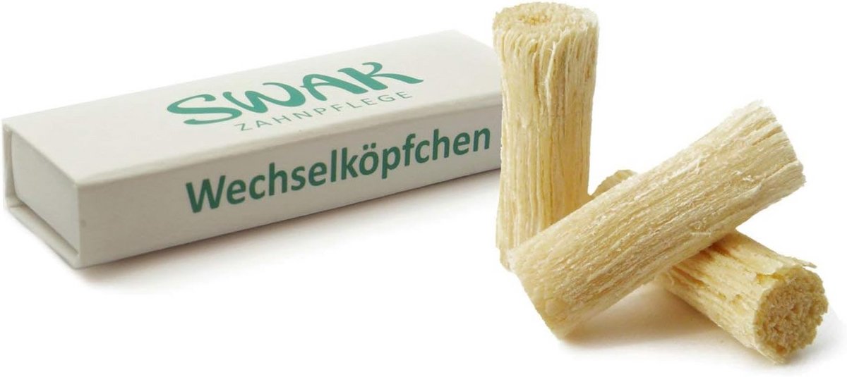 Verwisselbare Poetskoppen voor Natuurlijke Tandenborstel, 3 Stuks