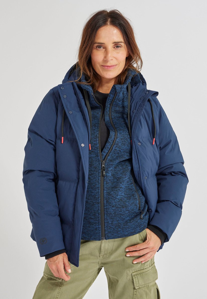 Damart Thermolactyl bodywarmer met capuchon dames Dames – 42-44 Blauw