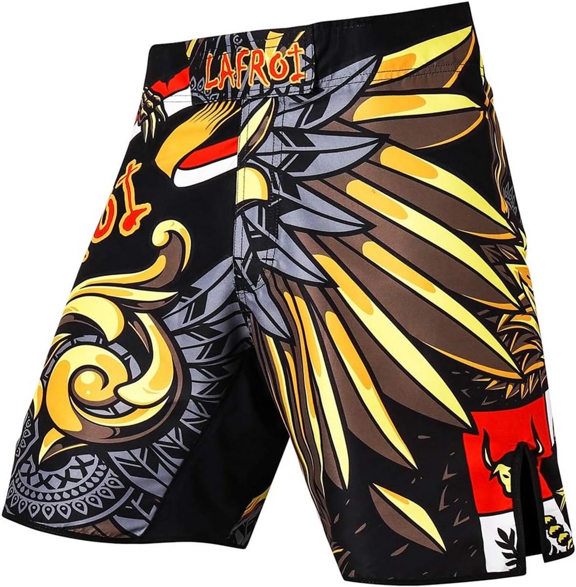Heren MMA en Boksen Shorts - Vechtsport Trainingsshorts met Trekkoord en Zak
