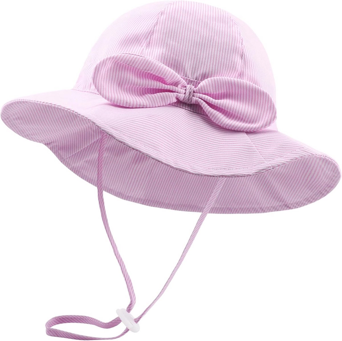 Baby Zonneklep met Kinband | UPF 50+ Zomer Hoedje voor Peuters en Kinderen