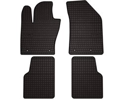 Wielganizator SolidPRO Serie - Rubber Auto Vloermatten - Jeep Compass II - Zwart - Op Maat