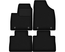 Wielganizator WLG-CARLUX Serie - Automatten voor MG HS SUV - Zwart - Perfecte Pasvorm - Antislip