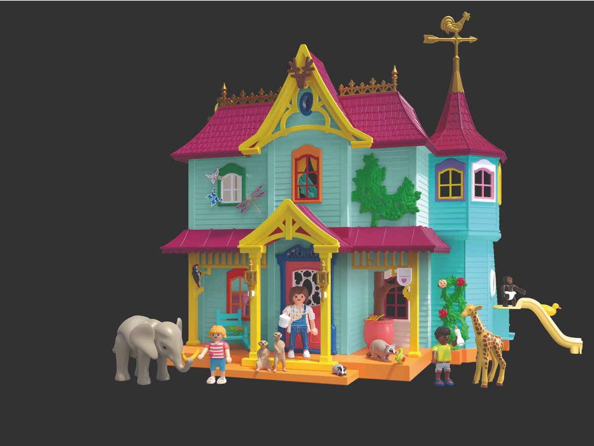 PLAYMOBIL Animals & Friends: Colourful Animal Mansion - 71852 — afbeelding 10