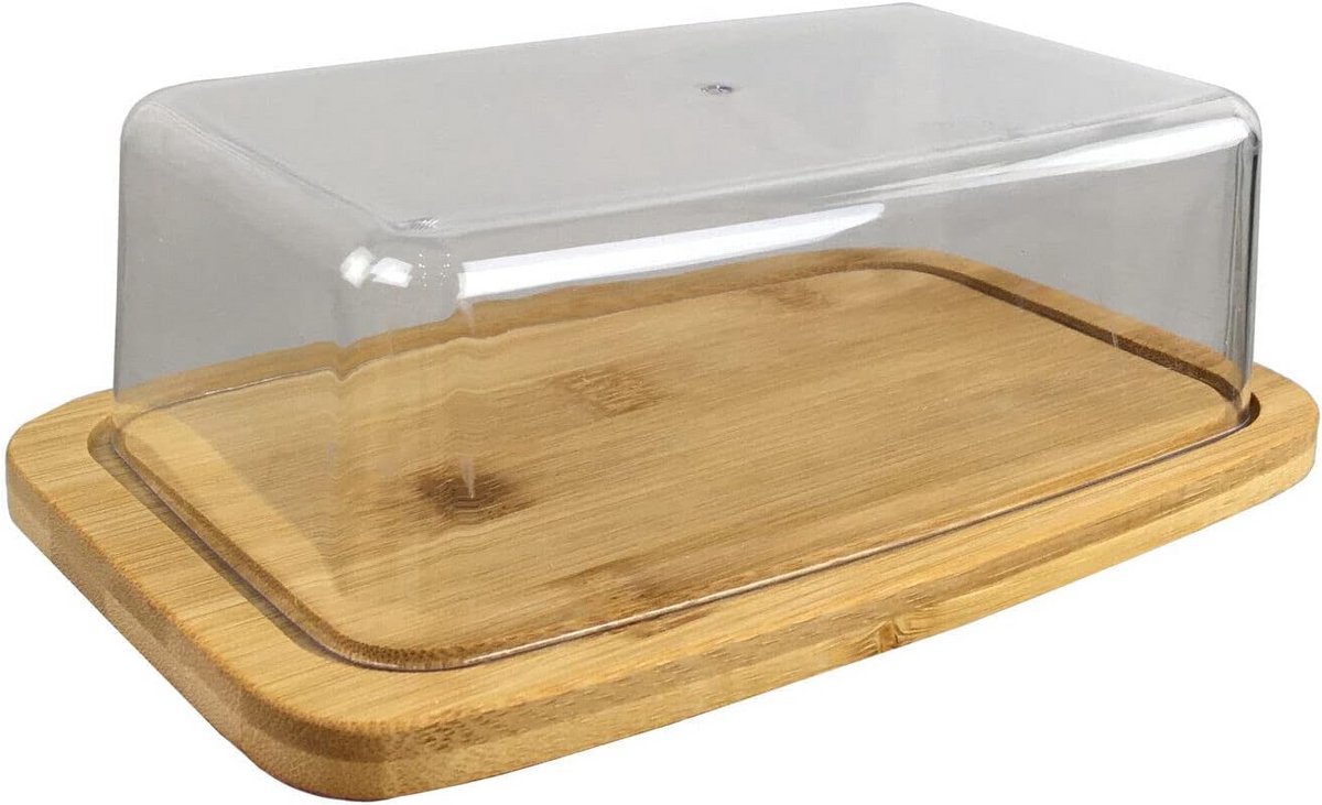 Houten Botervloot met Deksel voor Verse Boter