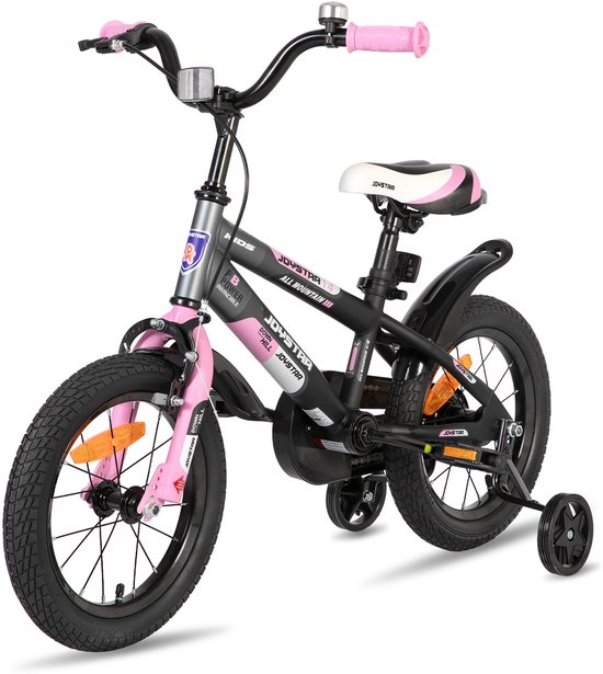 JOYSTAR New Berry Kinderfiets - 16 Inch - Voor Jongens & Meisjes (4-7 Jaar) - Inclusief Zijwieltjes - Roze - Geschikt voor buitenactiviteiten in de lente van JOYSTAR — afbeelding 5