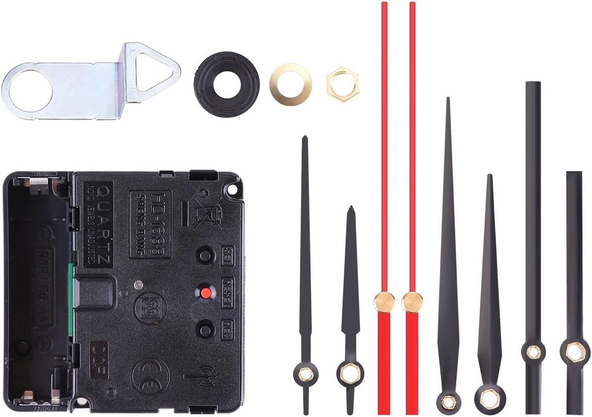 Stil DCF Radiogestuurd Uurwerk voor Wandklok Vervangen met Wijzersets