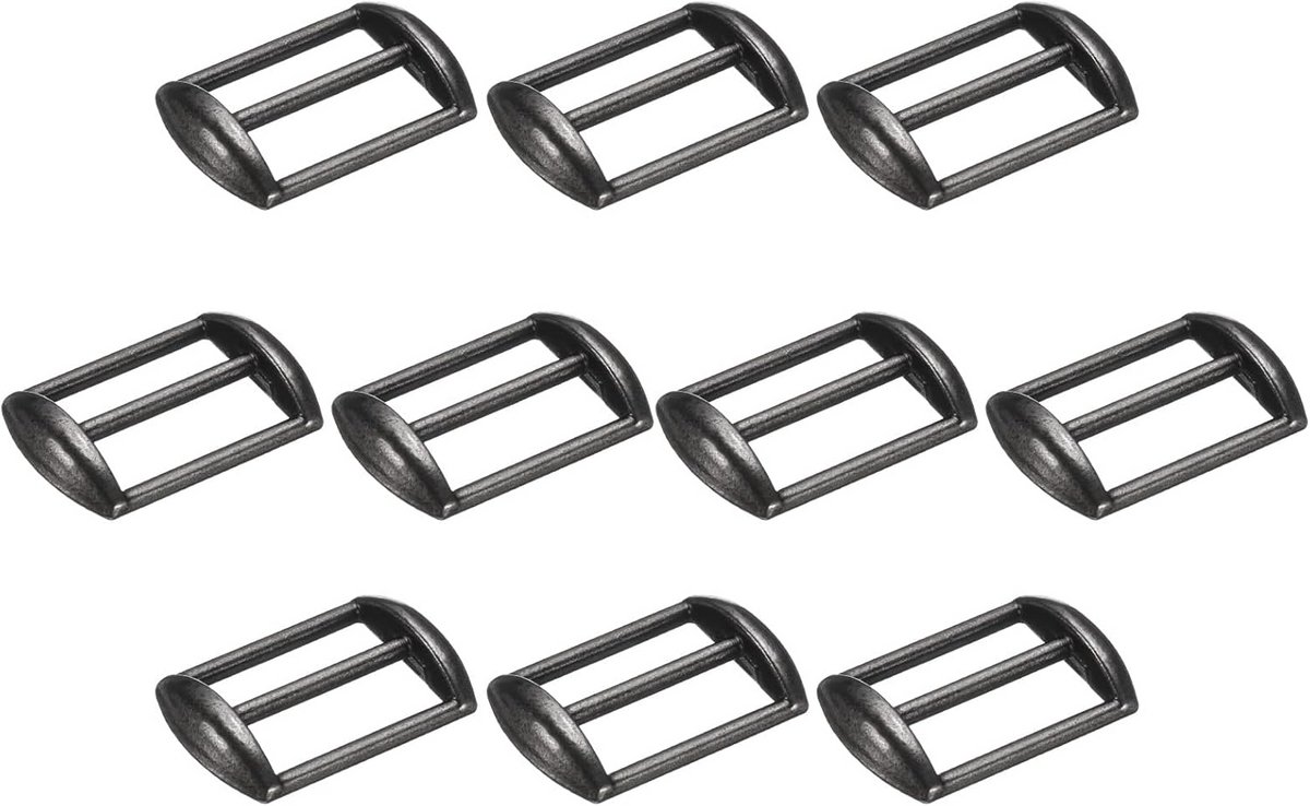 10x Zwarte Metalen Vervangingsgespen voor Baseballpetten | Verstelbare Hoedsluiting & Accessoires