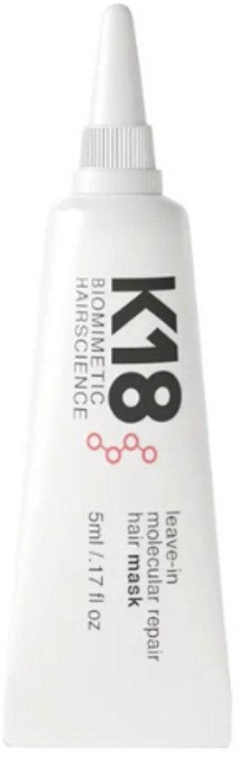 K18 - Hair Repair Mask - Haarmasker voor beschadigd- of onhandelbaar haar - 5 ml