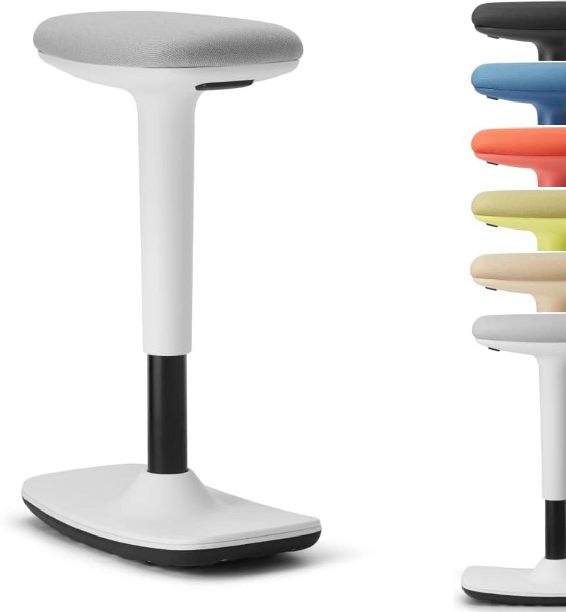 Ergonomische Zit-Sta Kruk met Kantelfunctie, Hoogte Verstelbaar 50-75 cm
