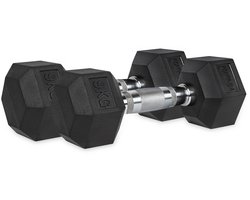 VirtuFit Hexa Dumbbell Pro Set - 2 x 9 kg - Hexagon Dumbbell - Krachttraining - Set van 2