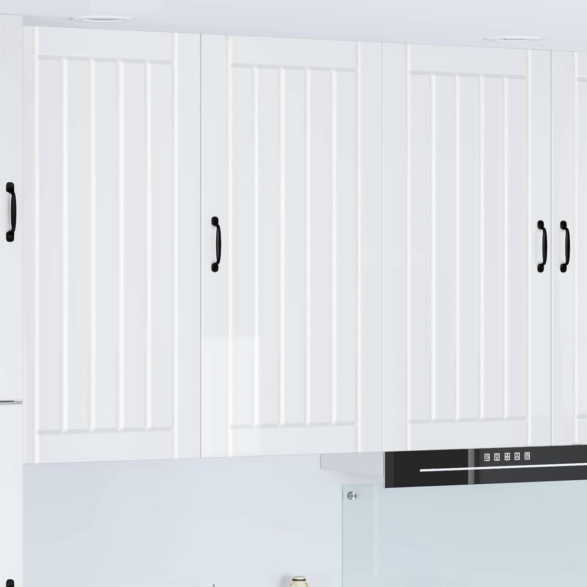 Keukenkast - Opbergkast Keuken - Keuken Organizer - Hoogglans Afwerking - 50x31x100cm - Wit