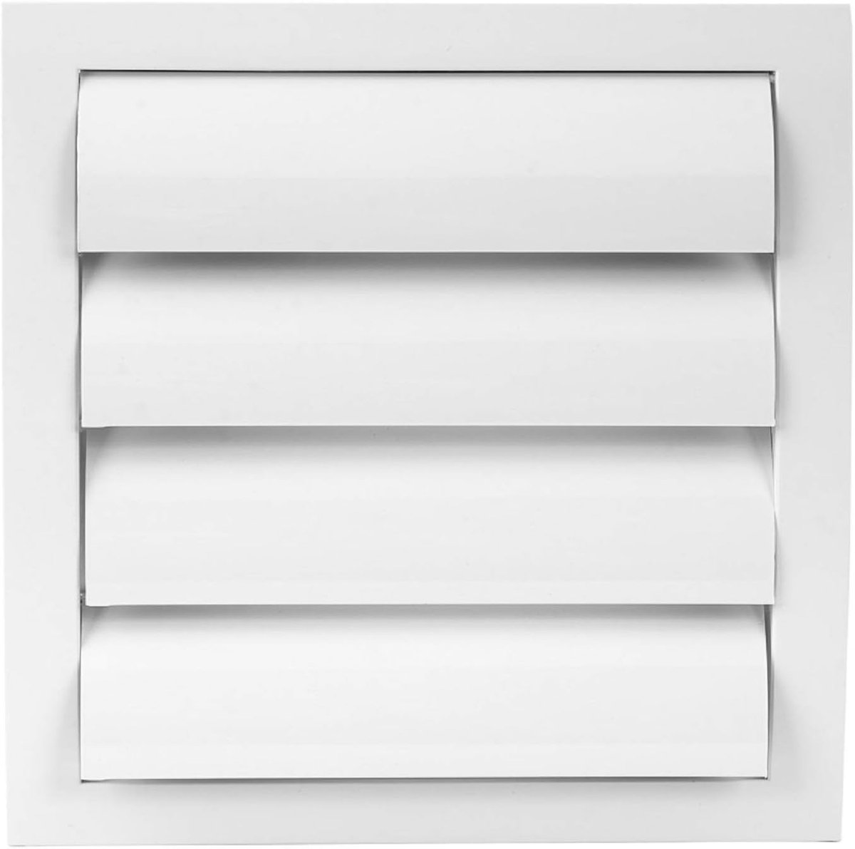 Ventilatierooster Lamellen - Rooster Insecten - Ventilatie Ruimtes - ABS Kunststof - 19x19 cm - Wit