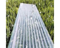 Uv-Bescherming Regendichte Gegolfde Dakplaten,1.5mm FRP Daglichtplaat,1/2/4/6/9/13/15 Tuks Gevelbekleding Golfplaten Dakpanelen,met Accessoires,Lengte 0,5 m - 2,2 m (0.9x1m/35x39in,1 Pcs)