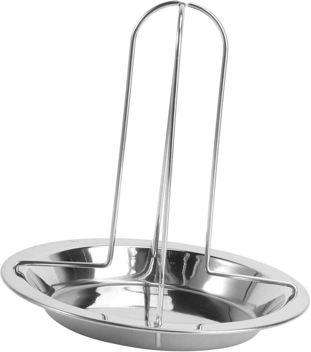 Kipbraadrek - Grillhouder Kip - Buiten Barbecue - Verticaal Roosteren - 19x17x17 cm - Zwart