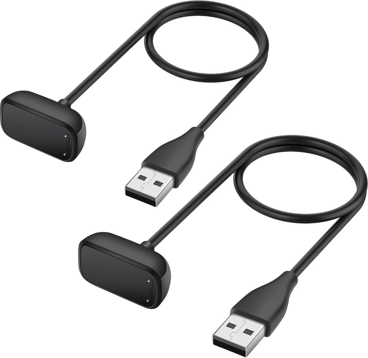 Oplaadkabel Smartwatch - Oplader Set - Snel Opladen - Dubbel Pakket - Compact Ontwerp