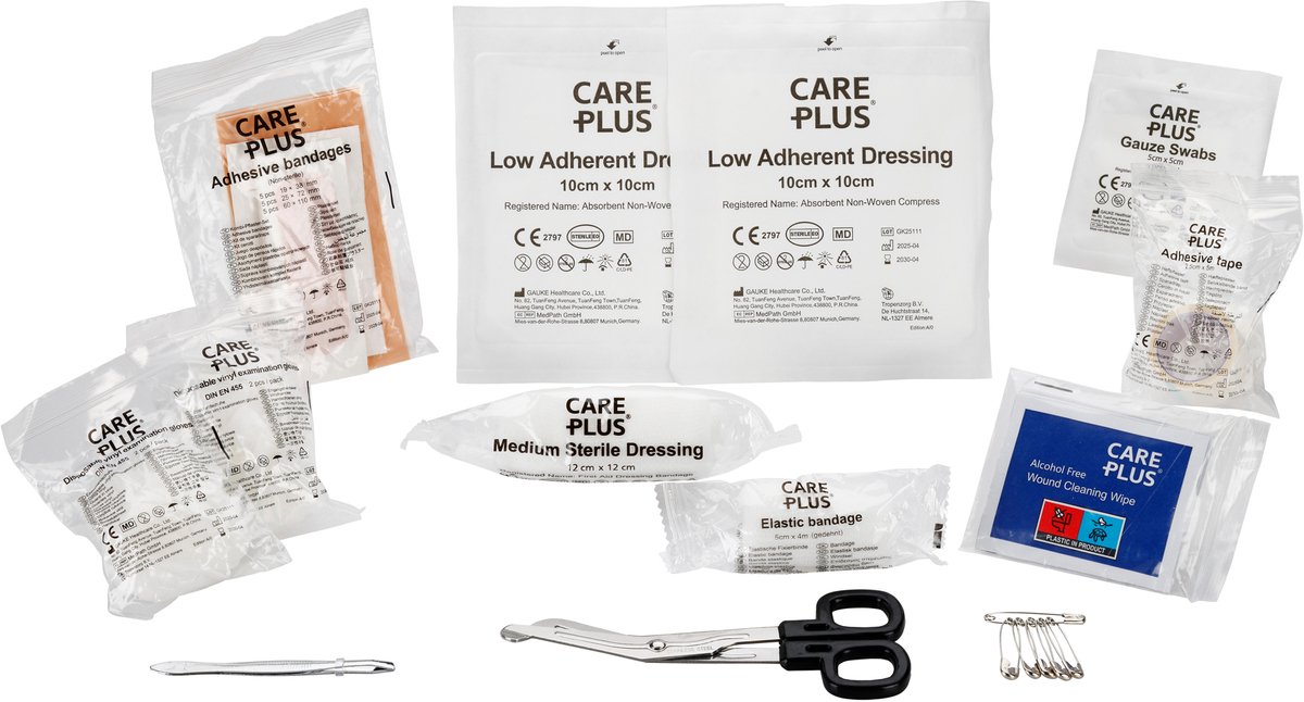 Care Plus - EHBO Kit Compact - 41-delig - Kleine EHBO Set voor Auto, Reis & Thuis – foto 5