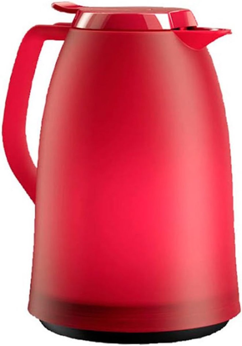 Thermoskan - Warme Drank Fles - Dranken Warm Houden - Quick Tip Sluiting - 1 Liter - Roze Rood