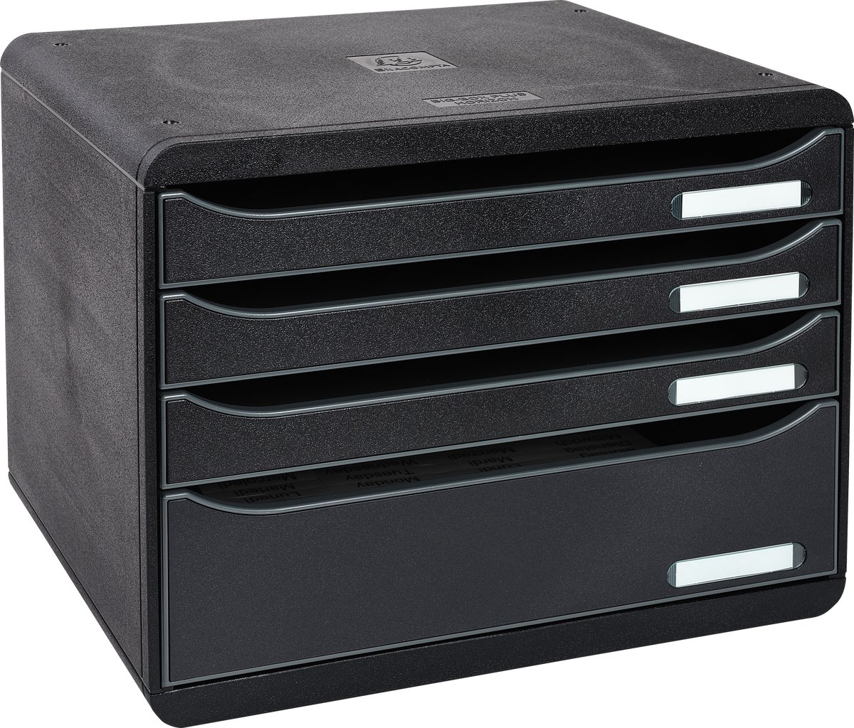 Exacompta Ladenbox BIG BOX PLUS HORIZON MAXI 4 laden Iderama - Zwart - 315714D