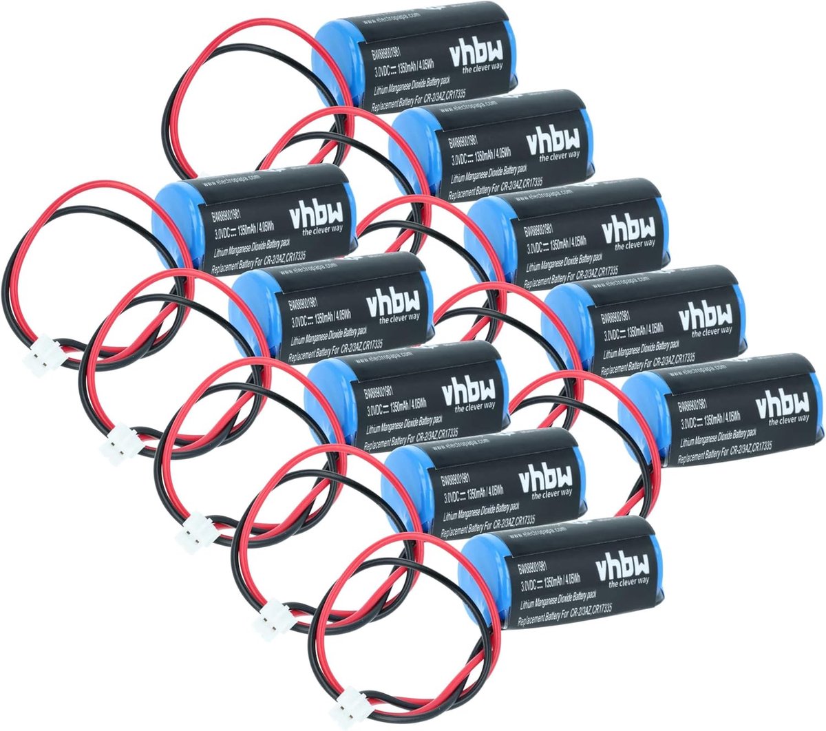 Reserve Batterijen - Alarm Cellen - Thuisbeveiliging - Hoge Capaciteit - 3V 1350mAh