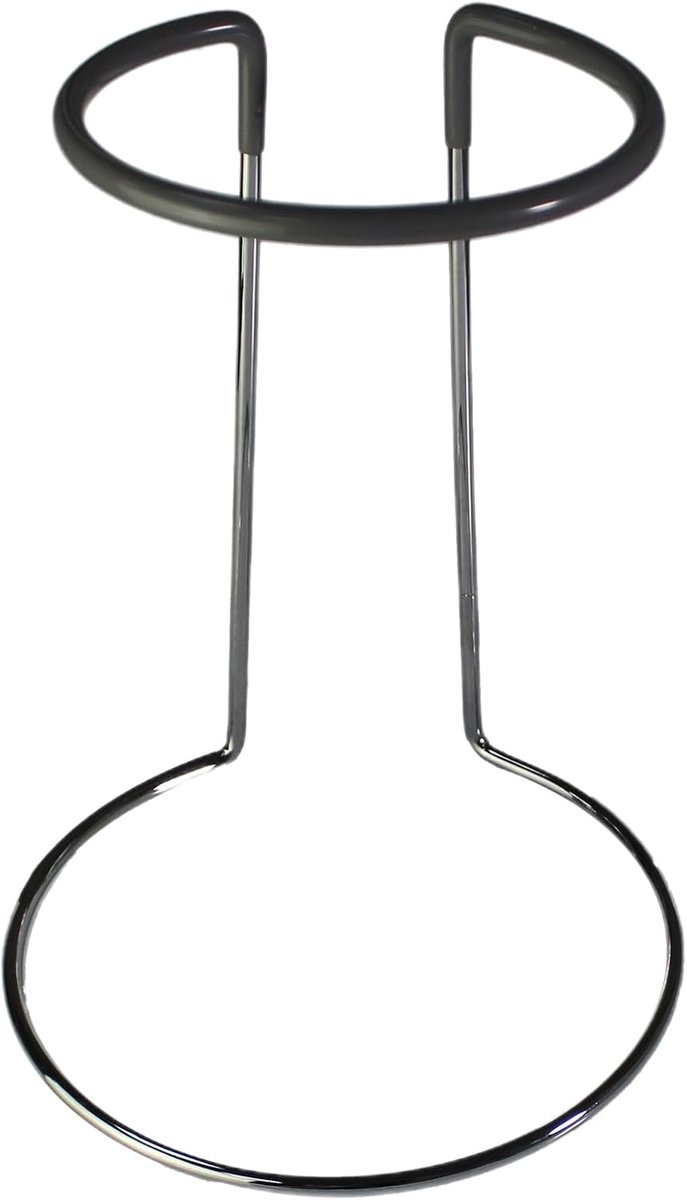 Decanterhouder - Wijnkaraf Rek - Karaf Drogen - Stijlvolle Presentatie - 24 cm Hoog - Zwart