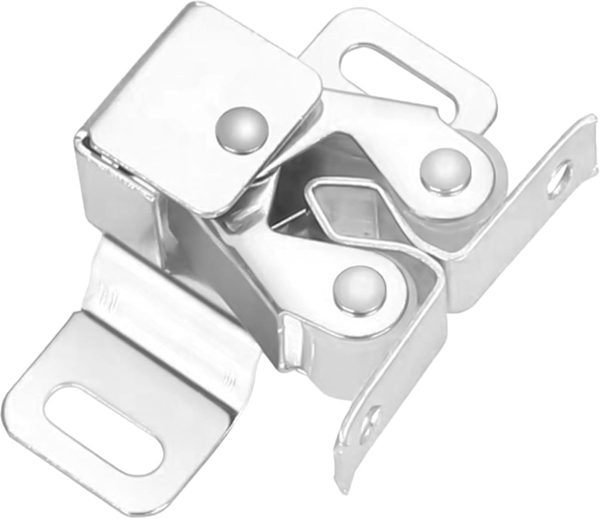 Magnetische Vangst - Kastsluiting Deurmagneet - Kasten Keukens Afsluiten - Sterke Duurzame Sluiting - 3.5x2x1.2 cm - Zilver