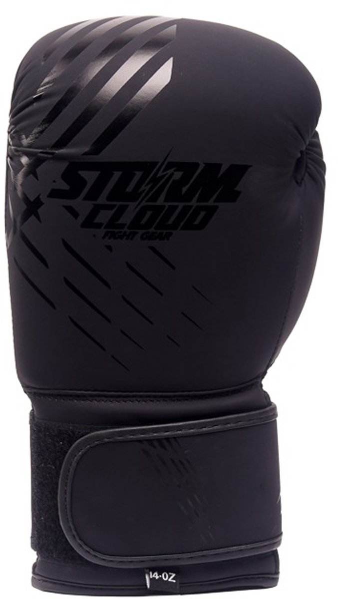 StormCloud Lynx Serie - Bokshandschoenen - Zwart - Synthetisch Leer - 14oz