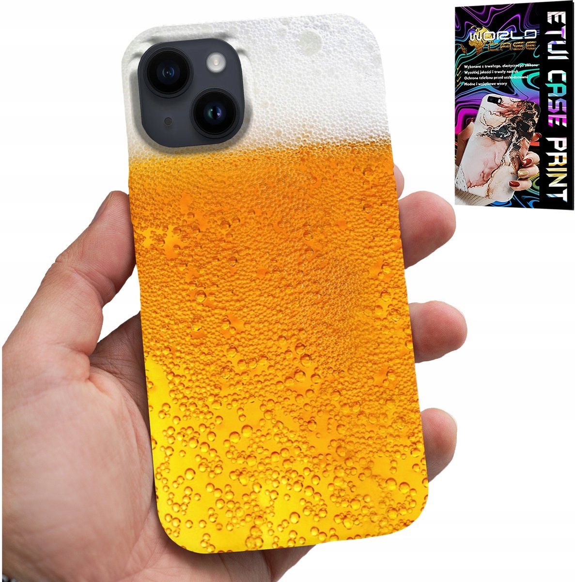 iPhone 14 hoesje - Bier, bierpul patronen voor mannen