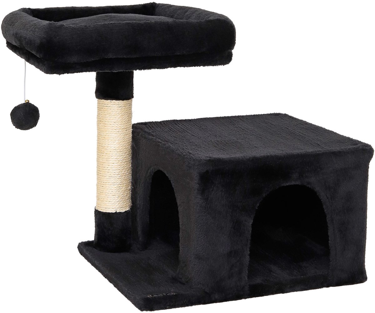 Krabboom klimboom krabpaal kattenboom hoogte 50 cm Zwart